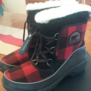 J.Crew Sorel Tivoli lll Boots Buffalo Plaid